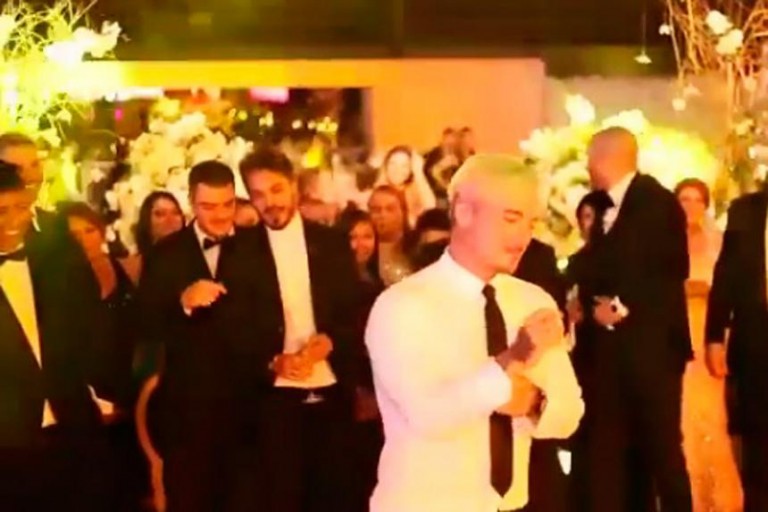 La terrible caída de J. Balvin en la boda de Nicky Jam