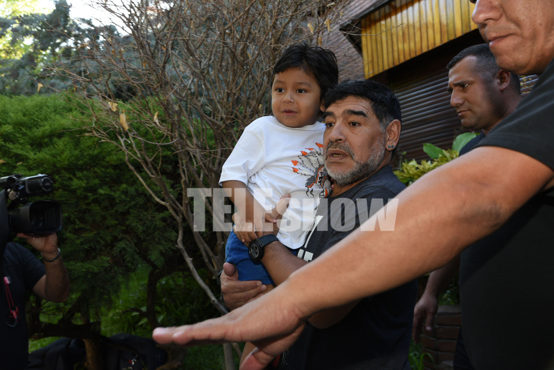Diego Maradona y Dieguito Fernando