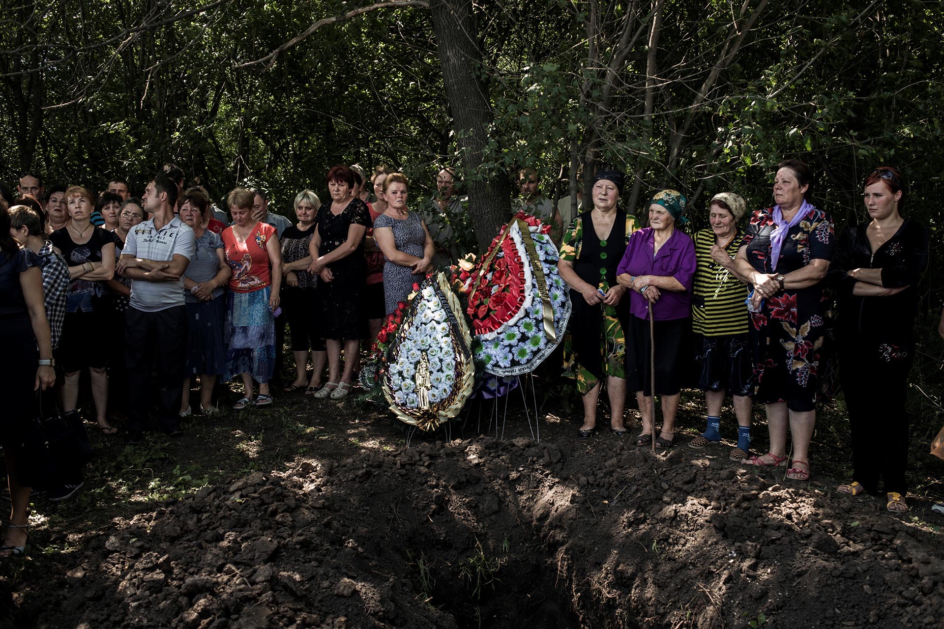 Proyectos a Largo Plazo, primer premio. El funeral de Vladimir Tcymbalist, en Chernukhino. Valery Melnikov, Rossiya Segodnya