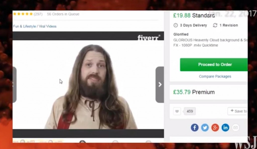 El youtuber también difundió un polémico mensaje de “Jesús”