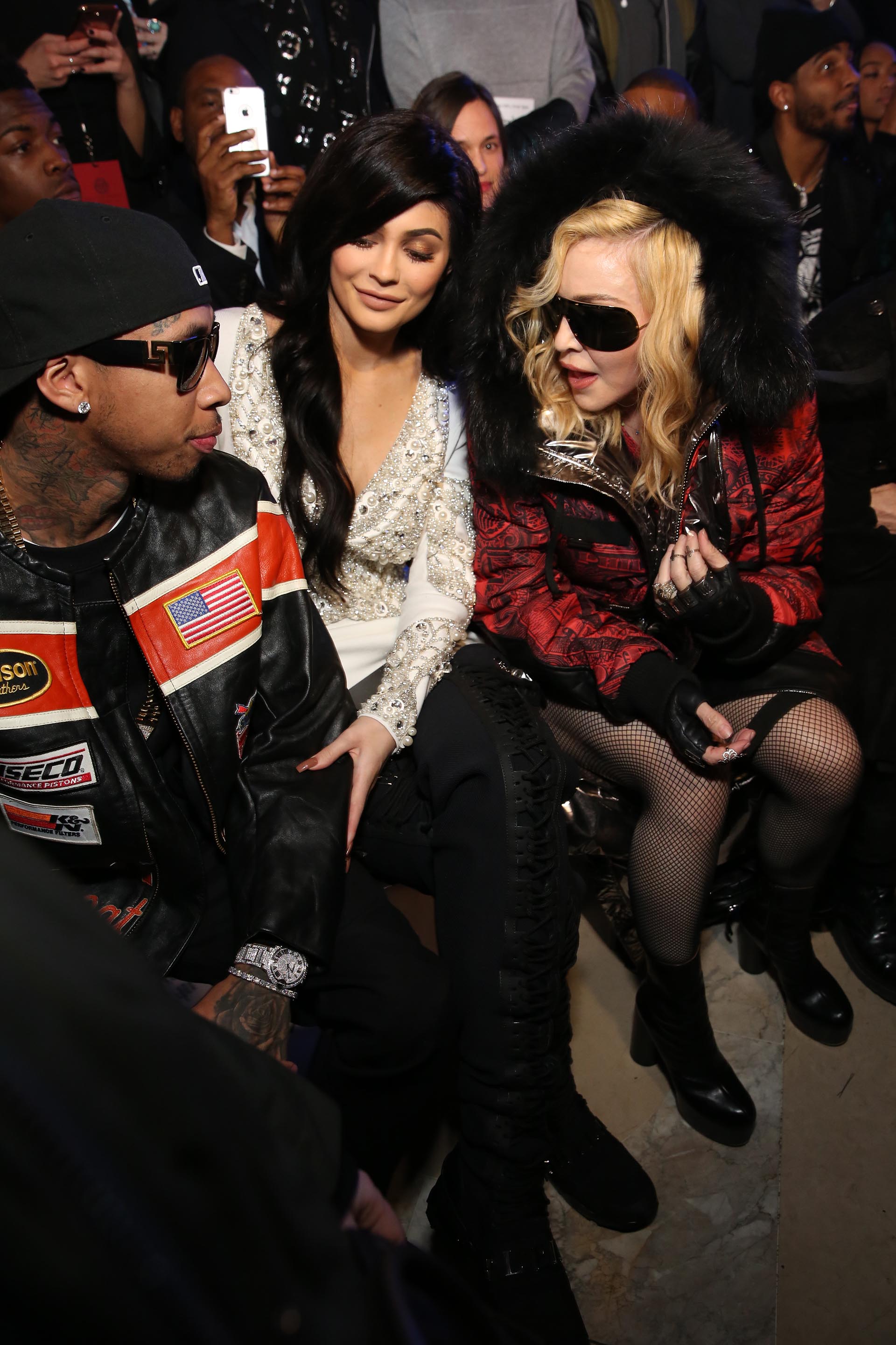 Tyga, Kylie Jenner y Madonna