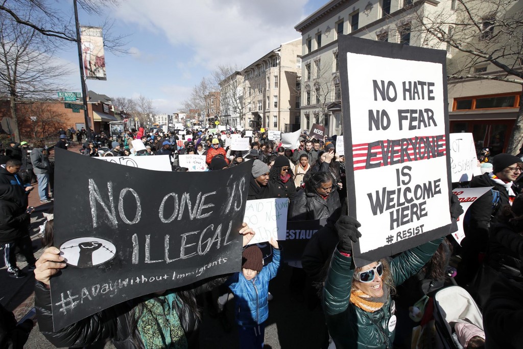 También hubo marchas en Washington