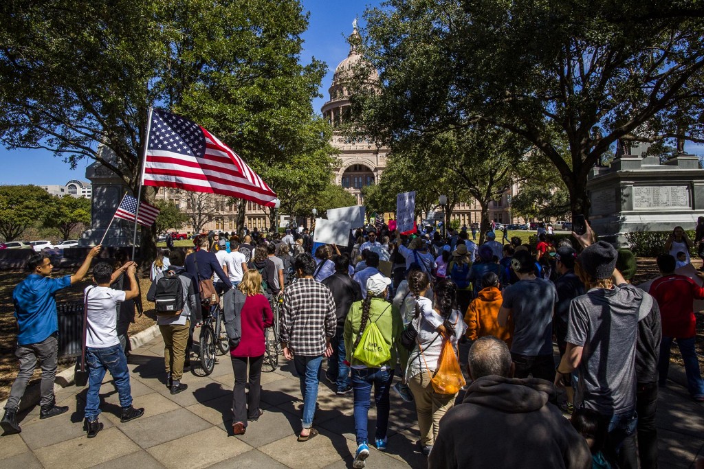 Manifestación en Austin, Texas