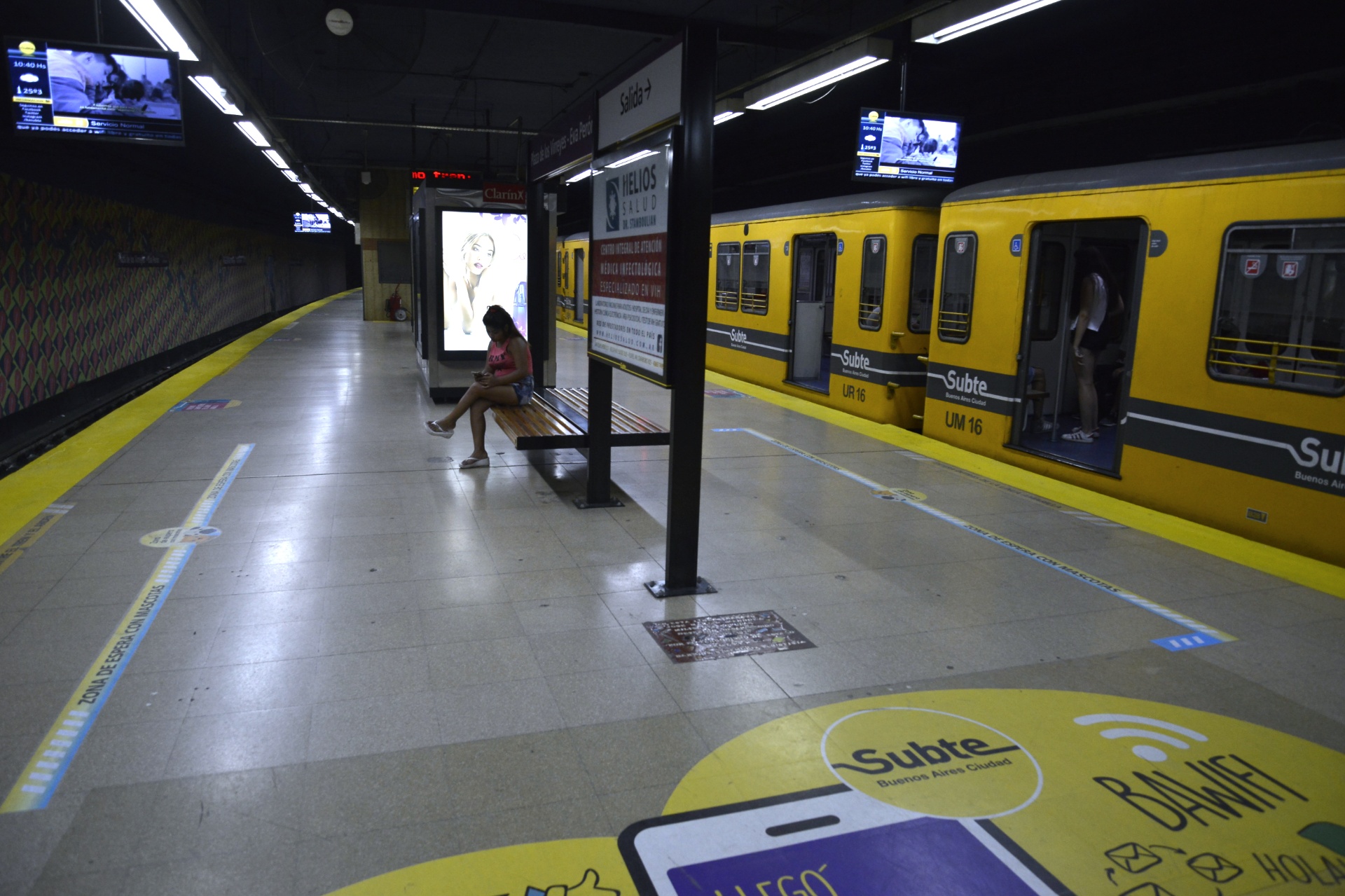 El paro no tuvo el alcance que la CGT pretendía (foto Gustavo Gavotti)
