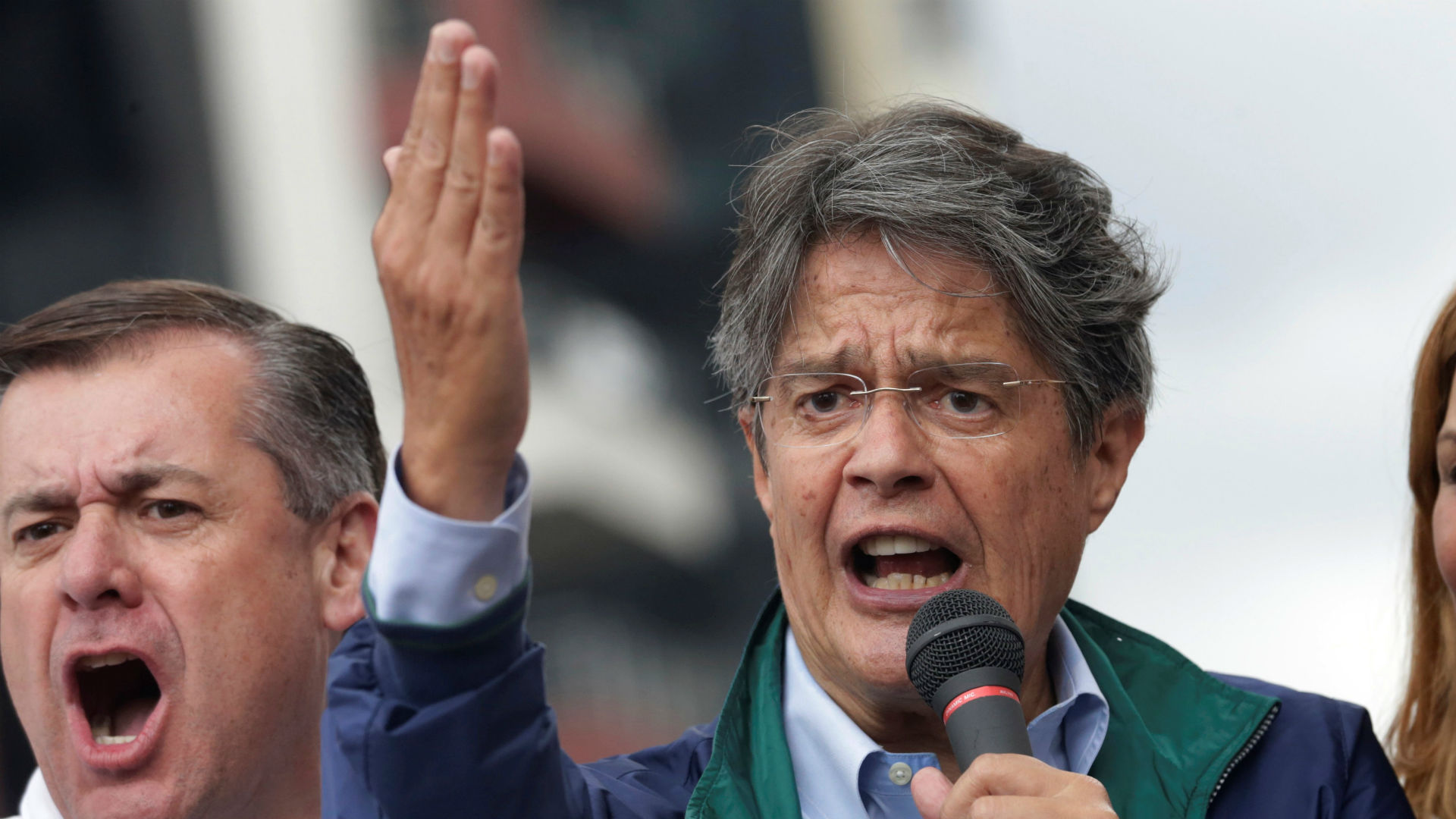 Guillermo Lasso fue el candidato opositor más votado y logró entrar al ballotage.