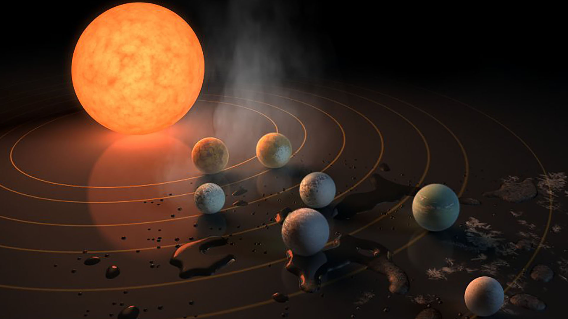 La NASA anunció el descubrimiento de 7 nuevos planetas del tamaño de la Tierra que podrían ser habitables - Infobae