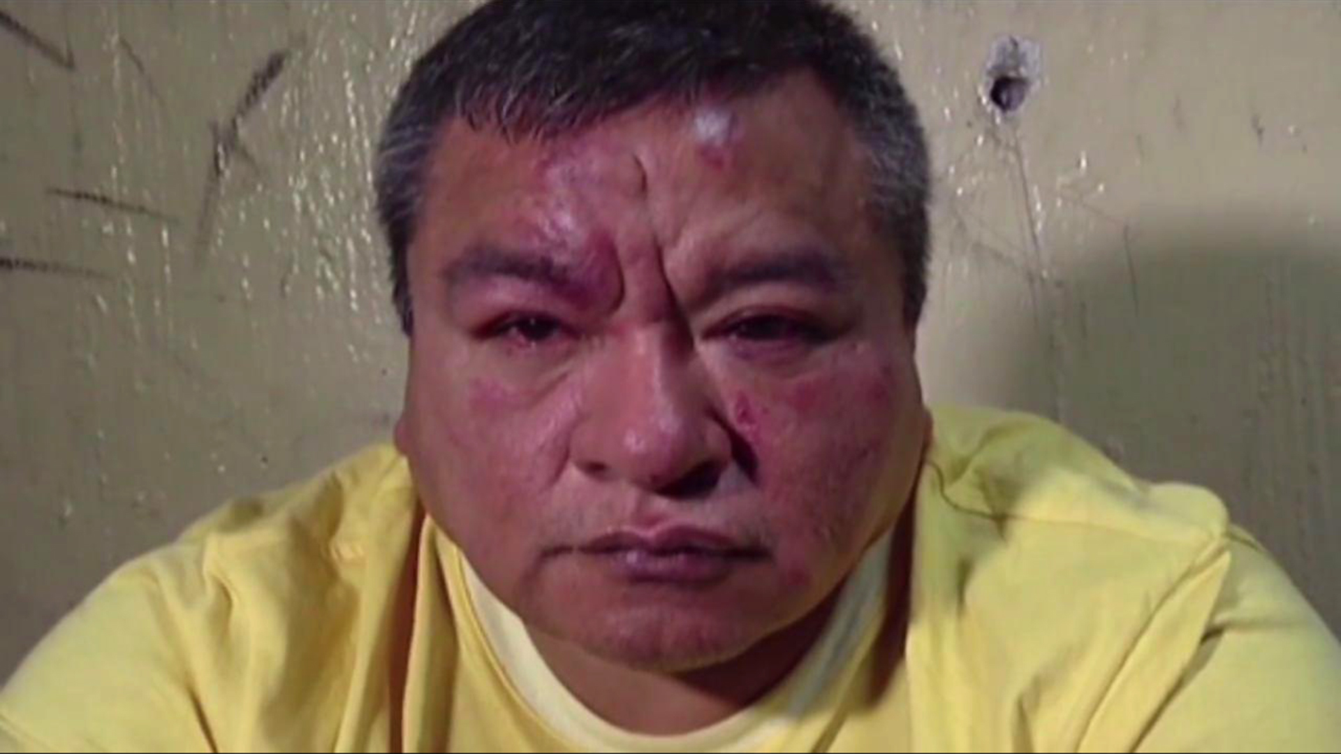 Raúl Arturo Contreras Chávez, tras su detención en 2015.