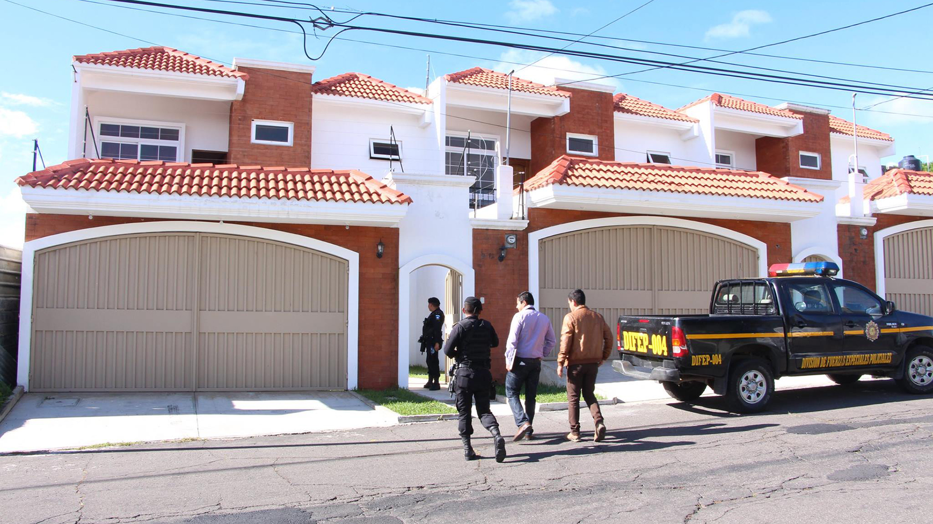 La casa donde fue detenido Contreras Chávez