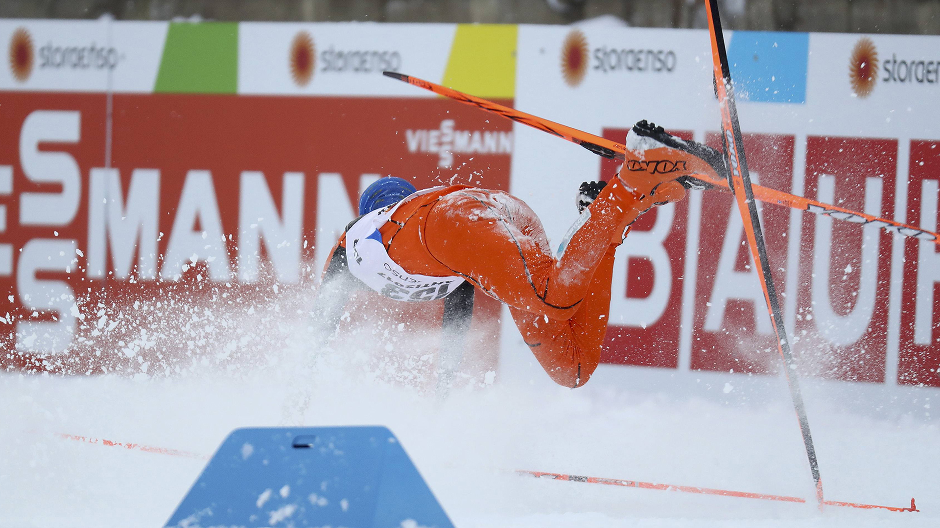 El deportista no tuvo la mejor performance dentro del Mundial de Esquí de Finlandia (Reuters)