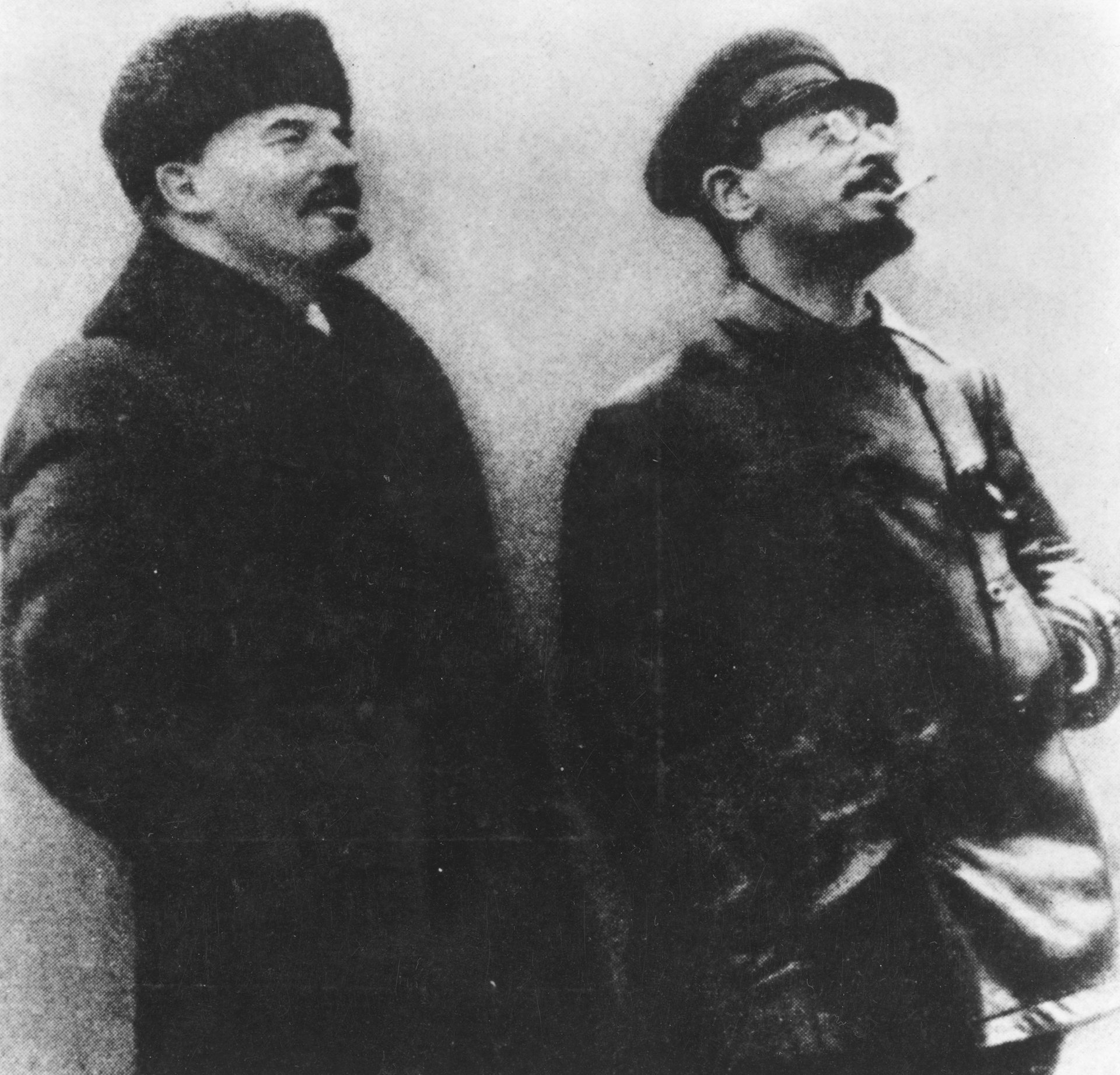 Lenin y Trotsky, figuras clave de la Revolución Rusa de 1917 (Photo by Keystone/Getty Images)