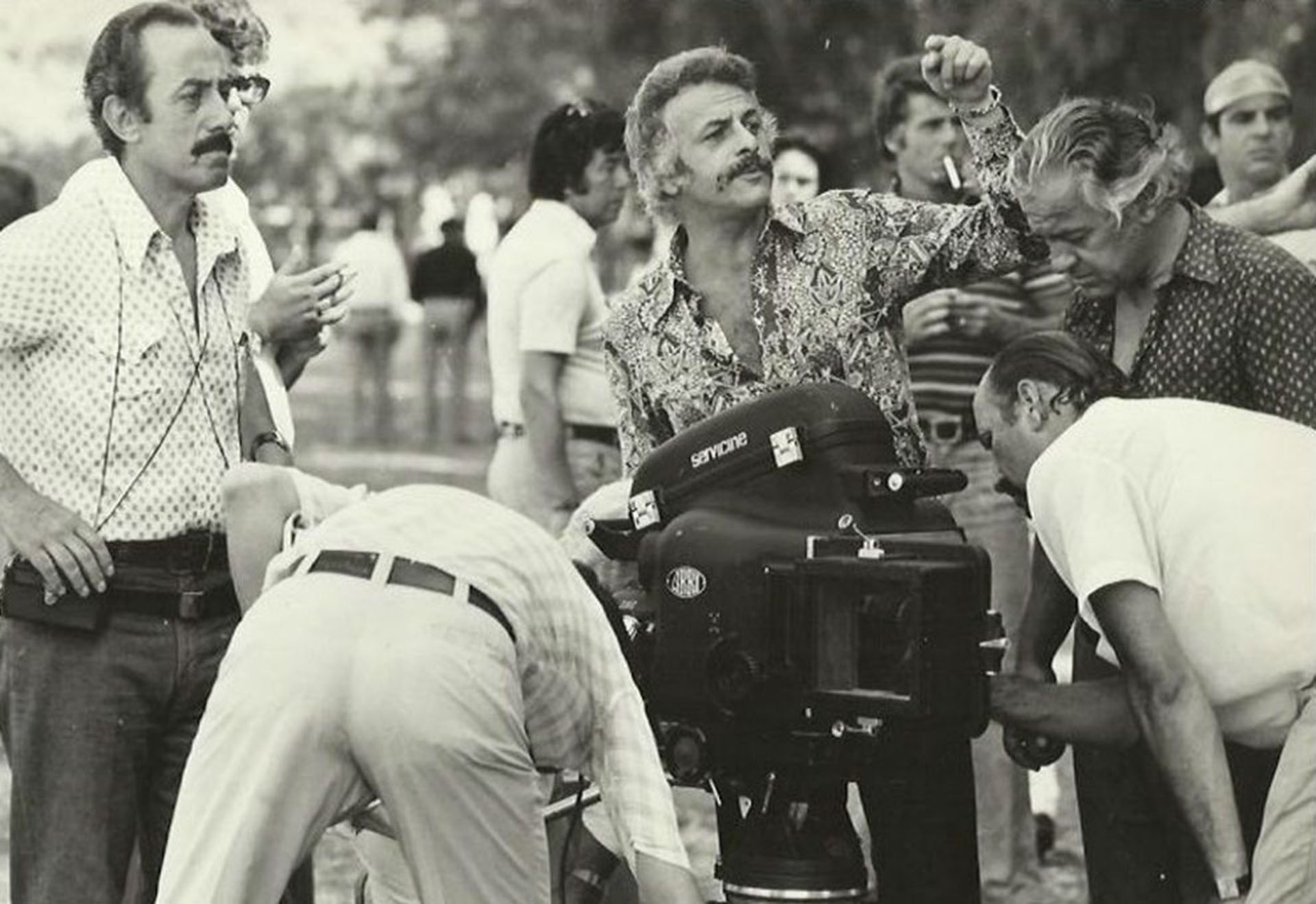 El reconocido director, durante sus primeros años en televisión