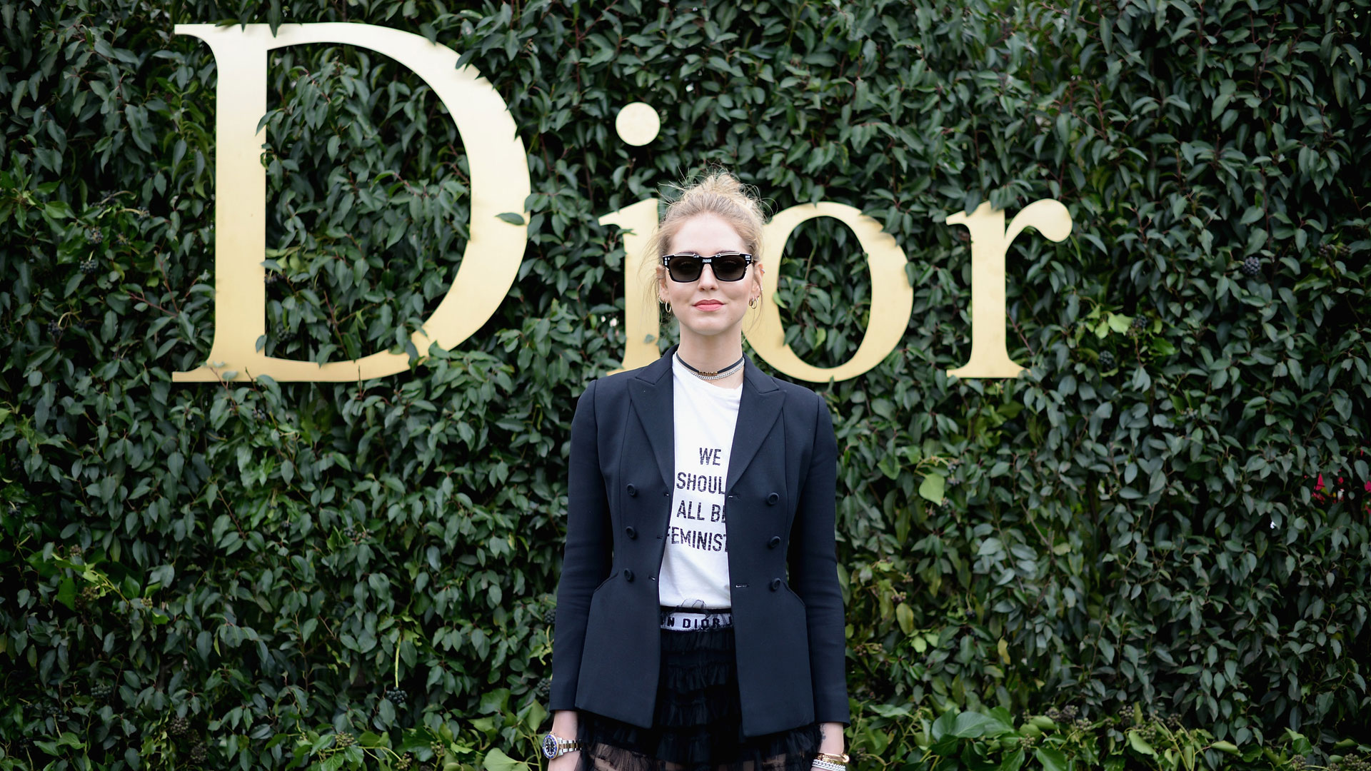 Ferragni es la it girl habitué de las front rows de los mejores desfiles en las fashion weeks (Getty)