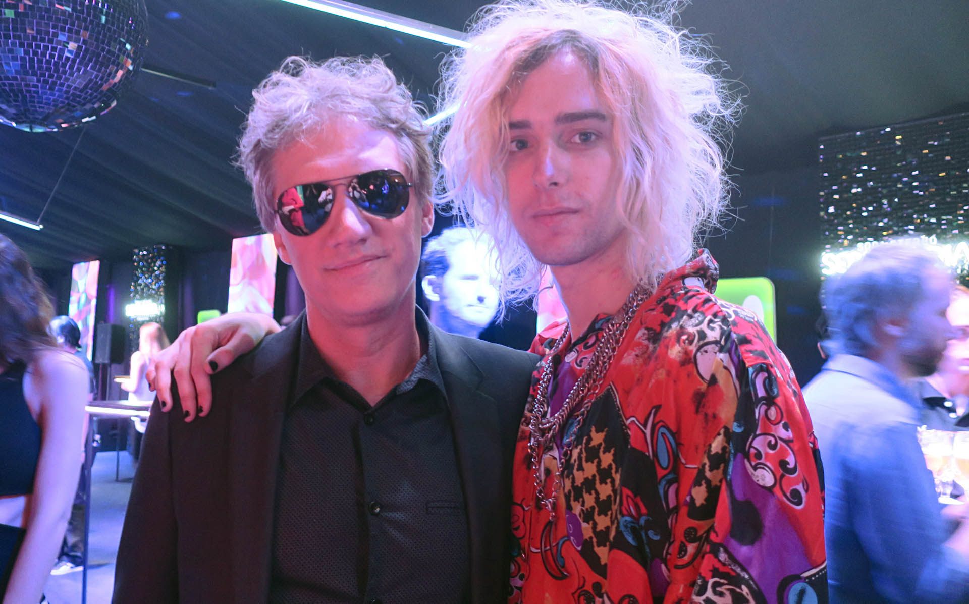 Charly Alberti y Benito Cerati