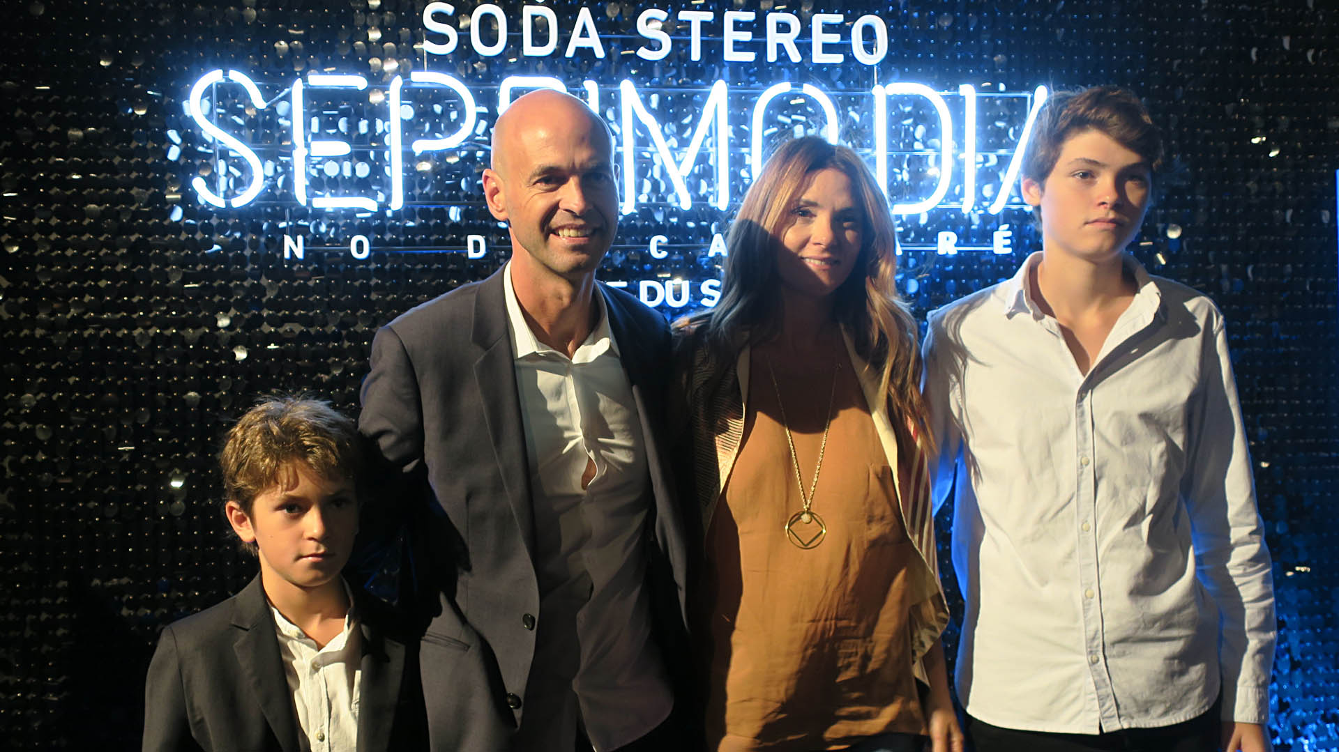 El ministro de Transporte de la Nación, Guillermo Dietrich, con su familia