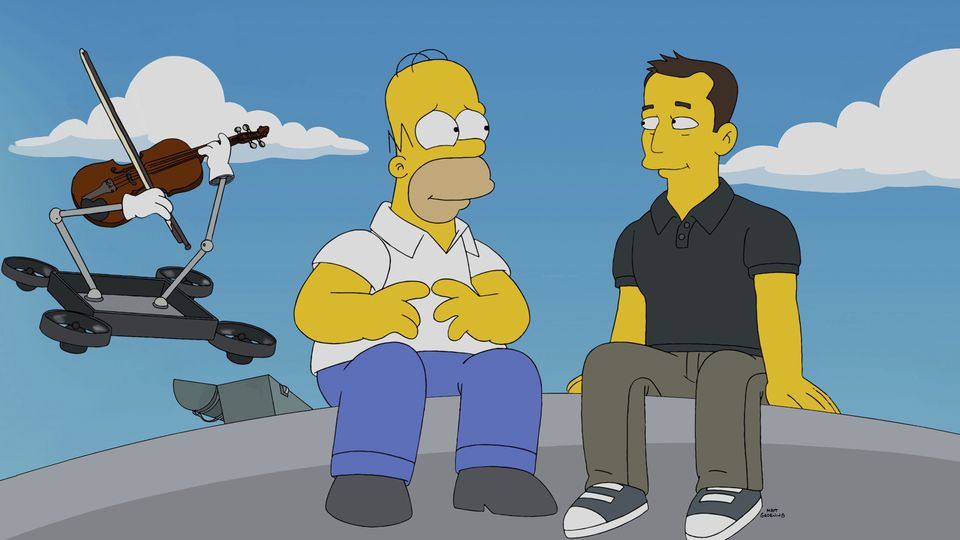 Elon Musk fue protagonista en un episodio de Los Simpsons, participó en la serie The Big Bang Theory y en el film Iron Man 2