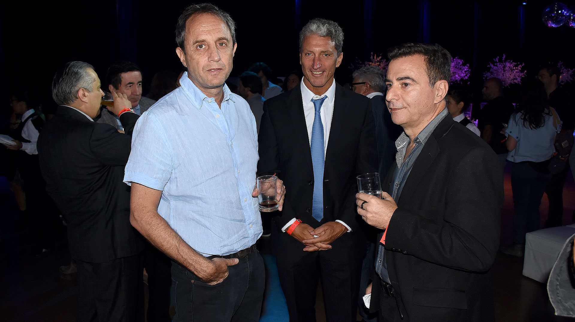 Ernesto Tenembaum, José Scioli y Reynaldo Sietecase