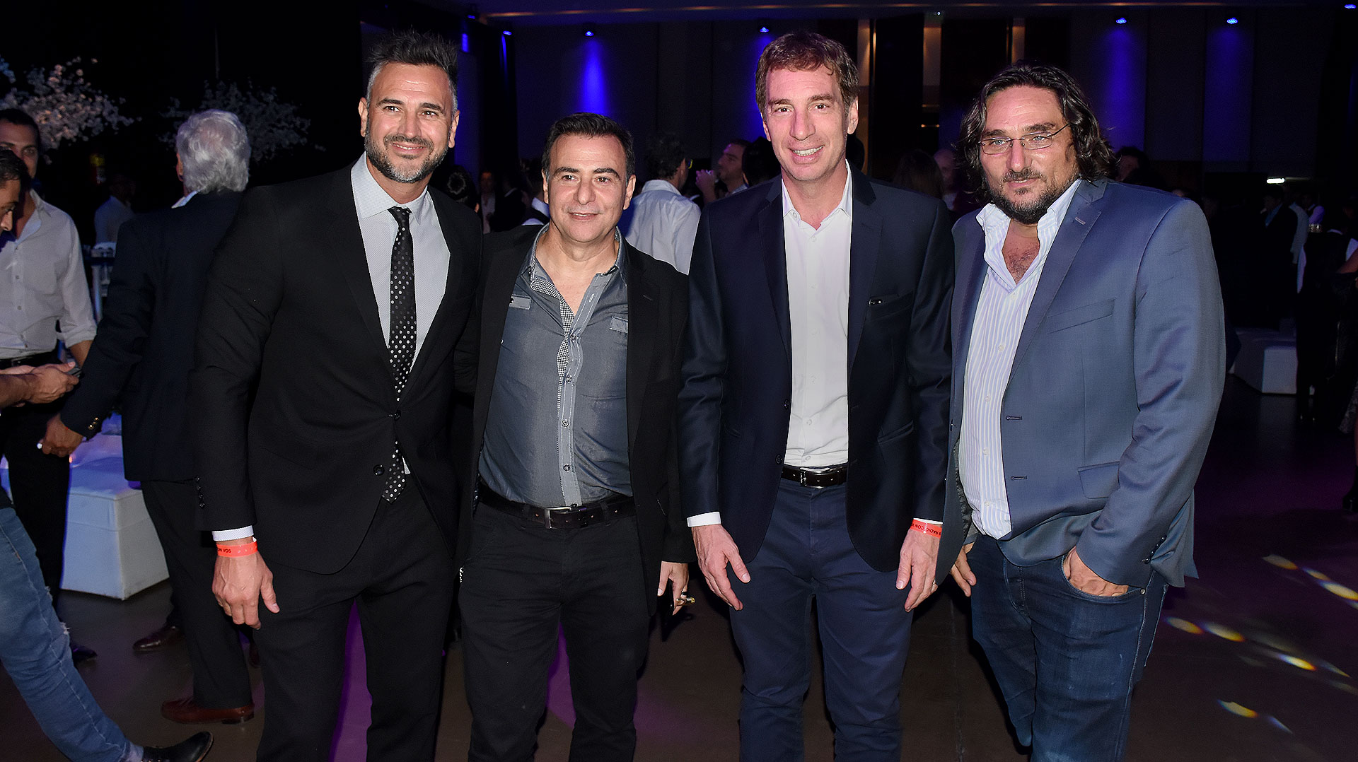 Leo Montero, Reynaldo Sietecase, Diego Santilli y Martín Kweller