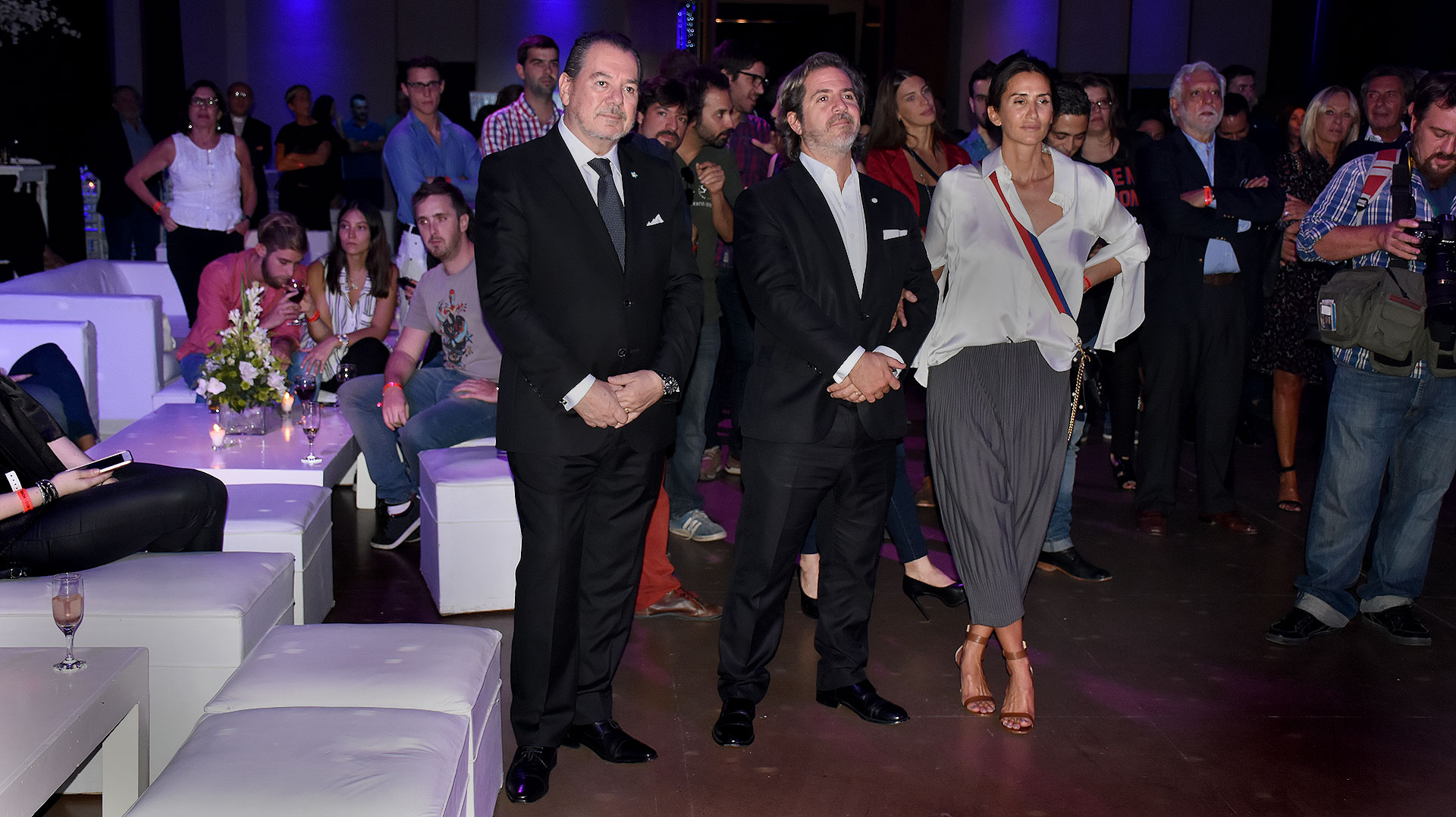 Mario Montoto, Ignacio Sáenz Valiente y Mechi Ocampo