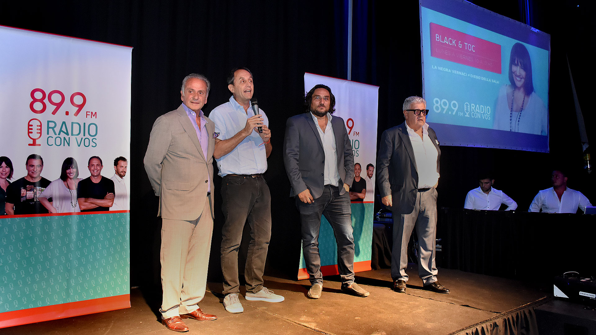 Beto Vijnovsky, Ernesto Tenembaum, Martín Kweller y Carlos Gorosito