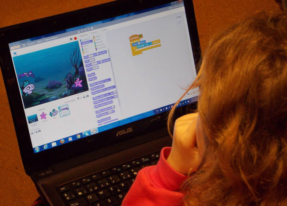 El programa escolar que utilizan es de producción propia