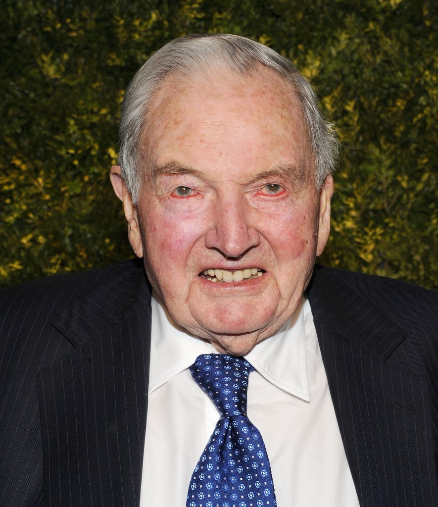 David Rockefeller asiste a la Subasta Verde: un intento de salvar la Tierra en la casa de subastas Christie’s el 29 de marzo de 2011 en Nueva York (Jason Kempin/Getty Images)