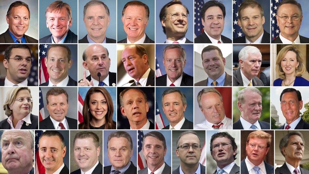 Los 33 congresistas republicanos que se opusieron al proyecto de Trump