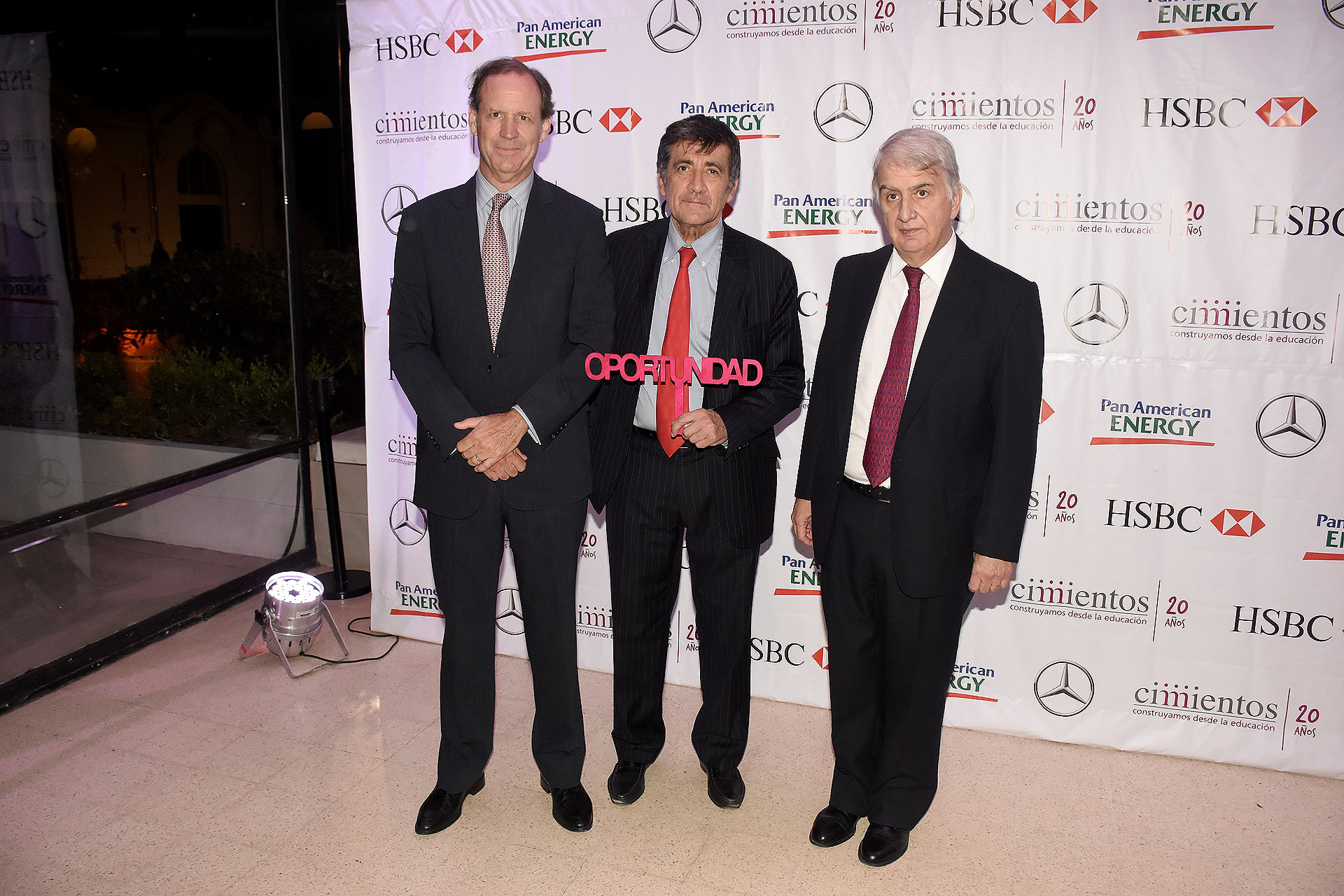 Miguel Blaquier, Marcos Gastaldi y Eduardo Franck