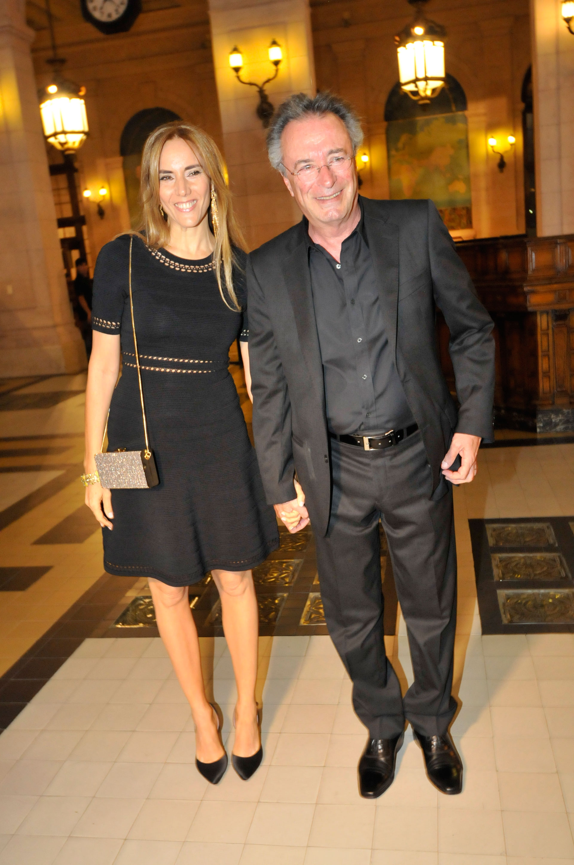Oscar Martínez y Marina Borensztein