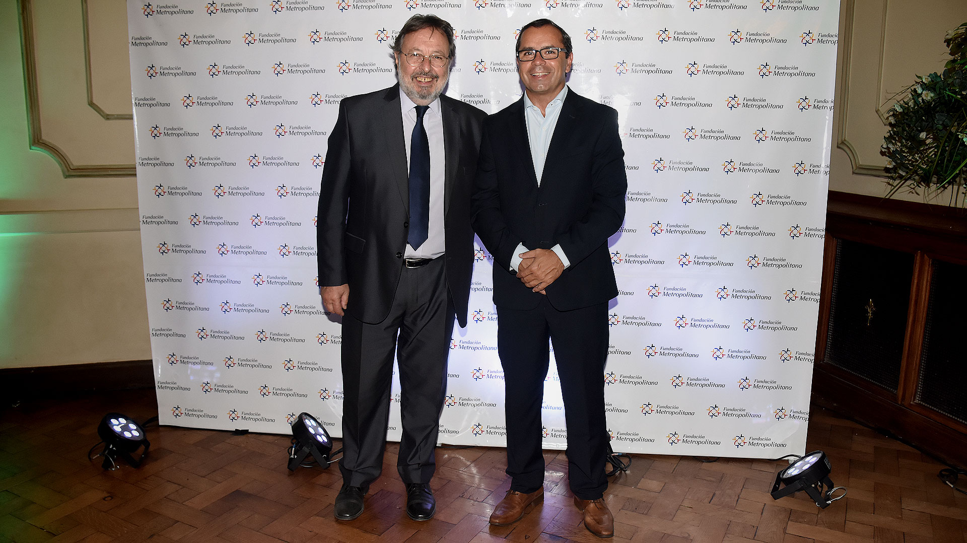 Pedro Del Piero, presidente de la Fundación Metropolitana, junto a Gastón Urquiza, director ejecutivo de esa Fundación