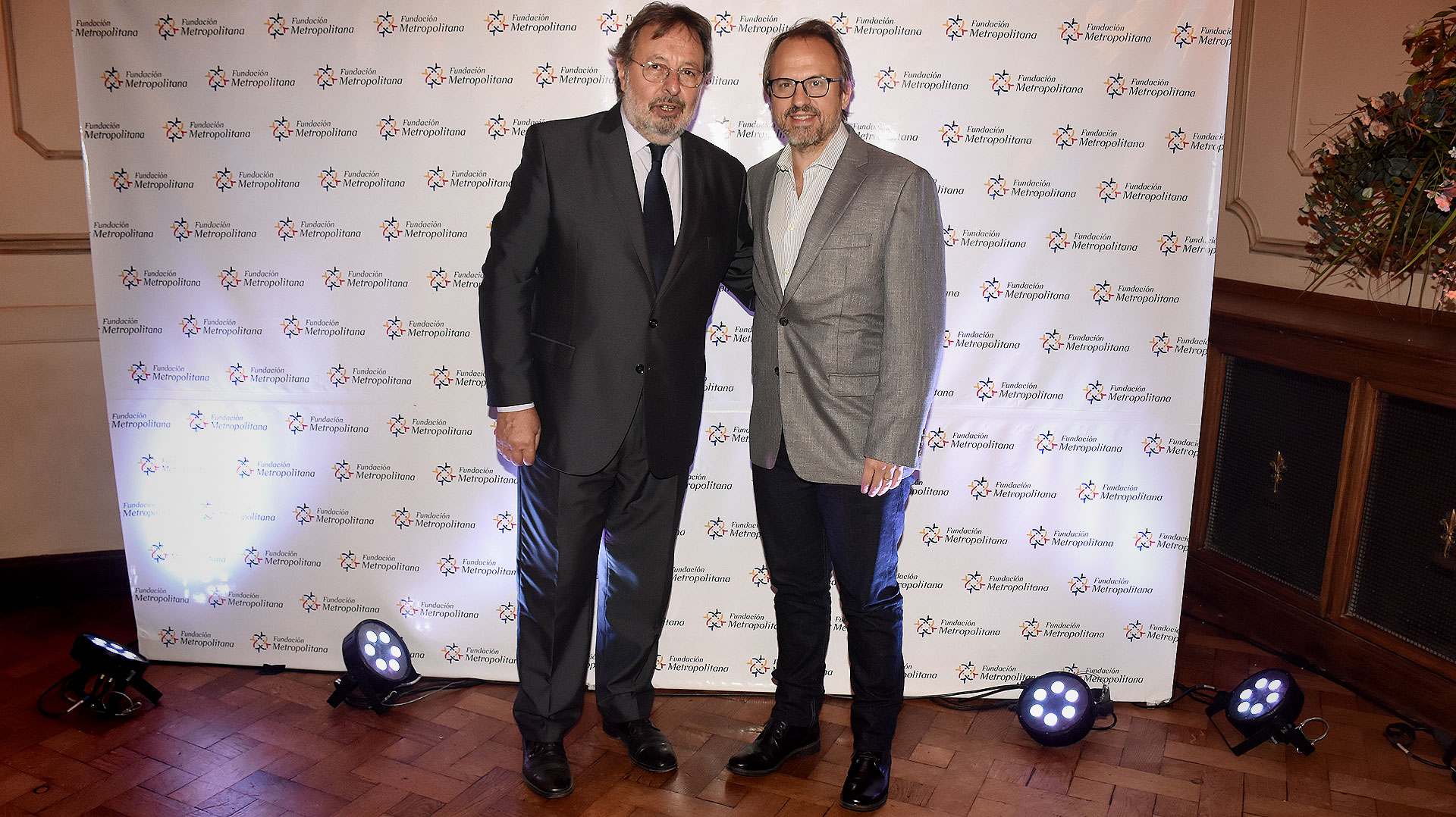 Pedro Del Piero y Diego Valenzuela, intendente de Tres de Febrero