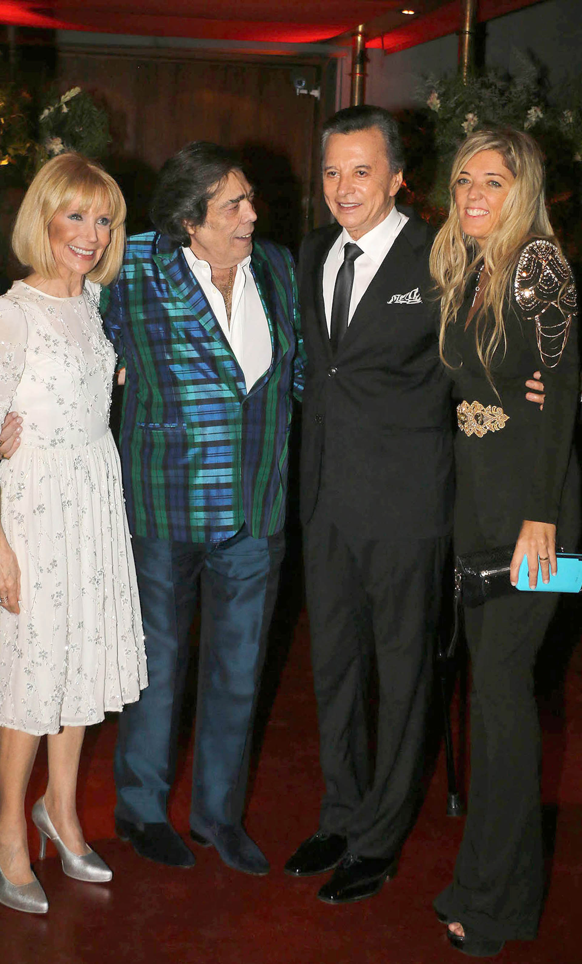 Evangelina Salazar, Cacho Castaña, Palito Ortega y Marina Rosenthal