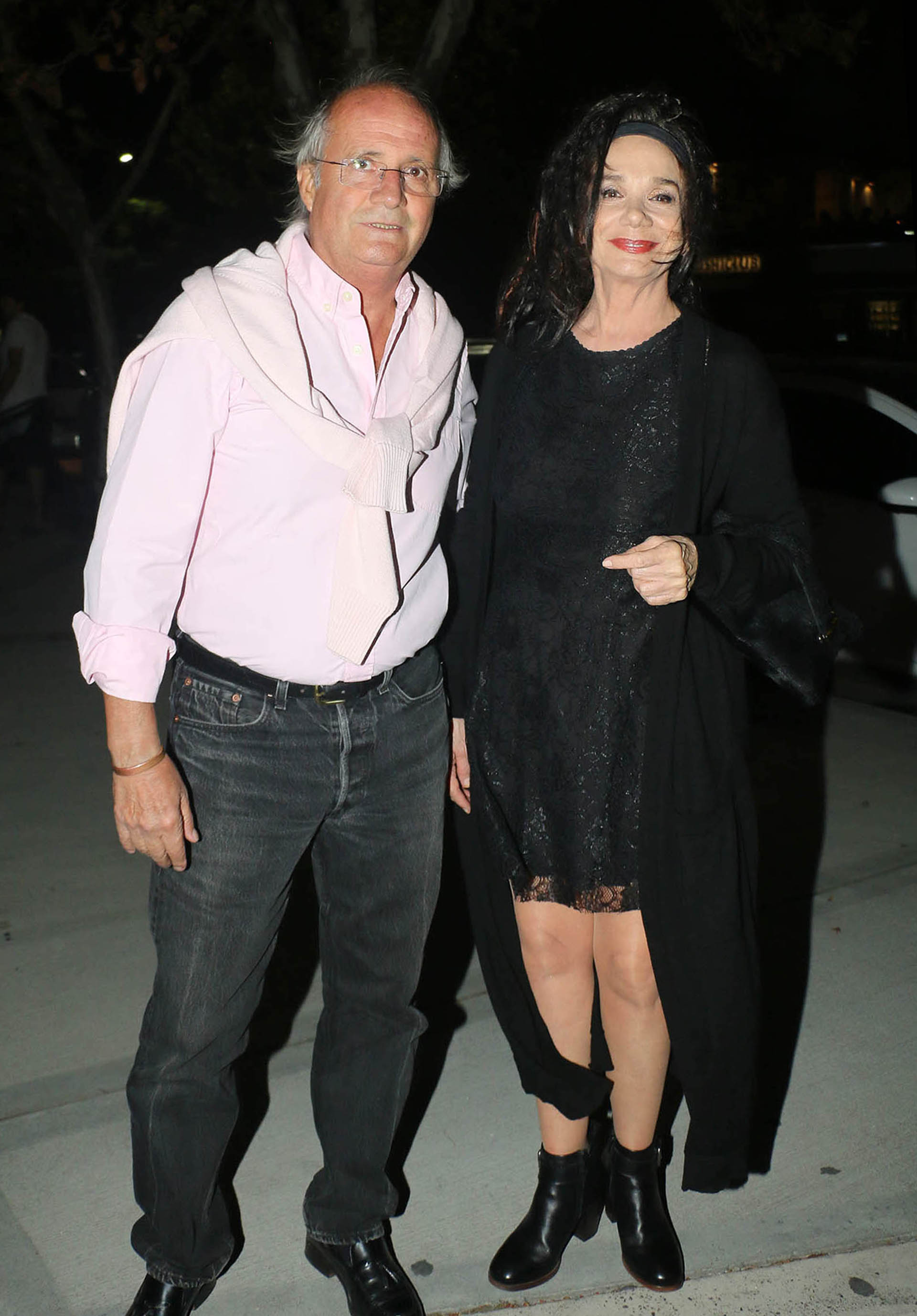 La actriz Ana María Picchio y su pareja