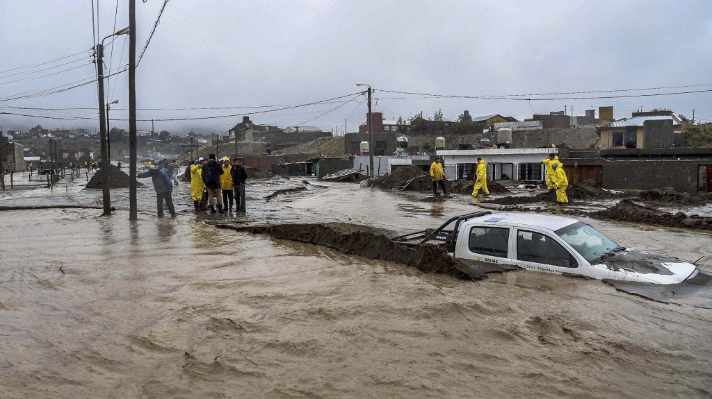 Se estima que fue el temporal más duro que sufrió la provincia en los últimos 60 años (Florencia Downes/Télam)