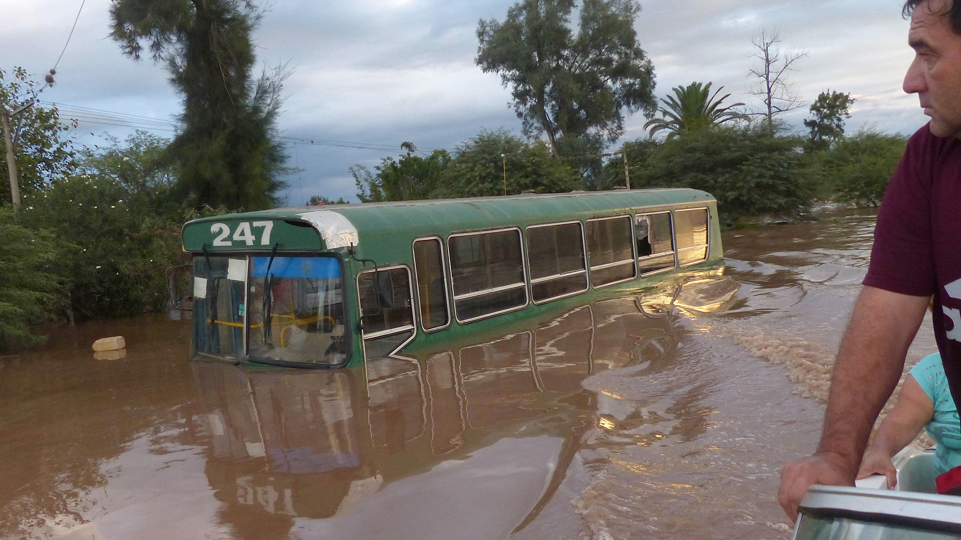 Las inundaciones afectaron el sur de Tucumán a principios de abril (DyN)