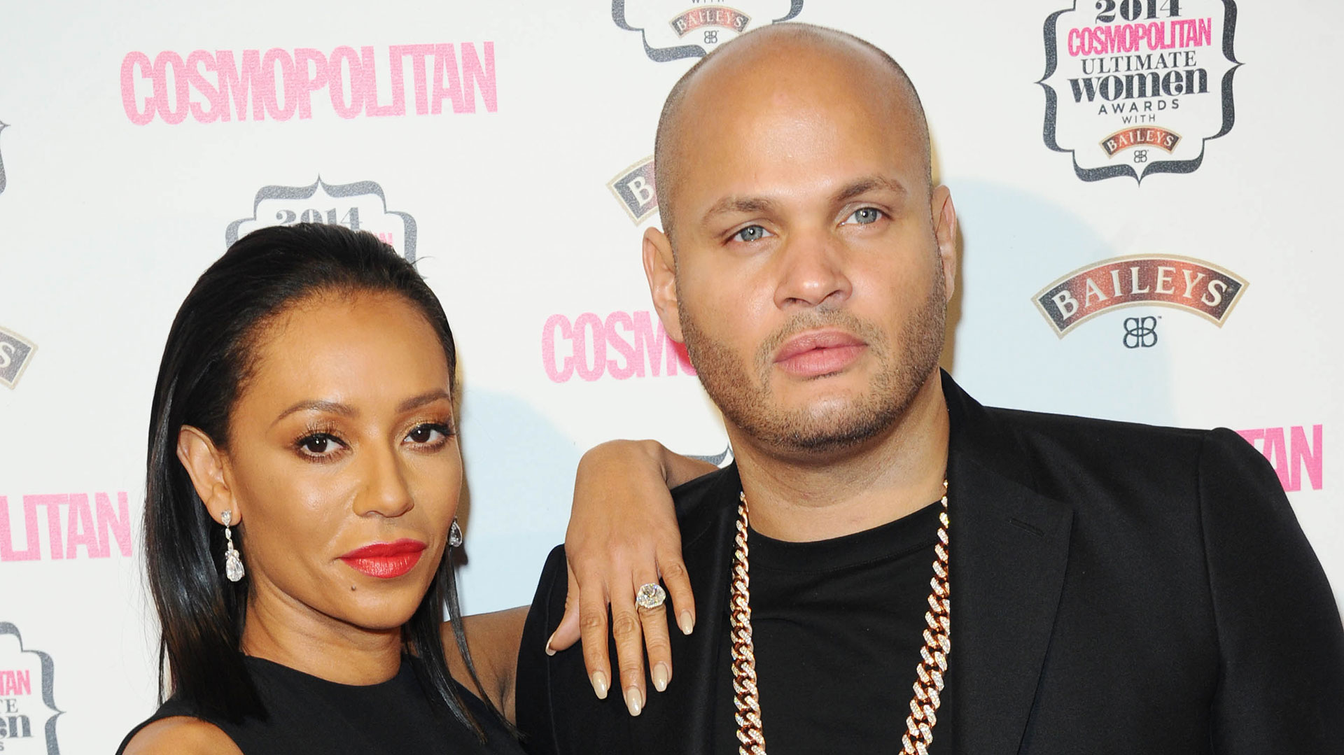 Stephen Belafonte y Melanie Brown