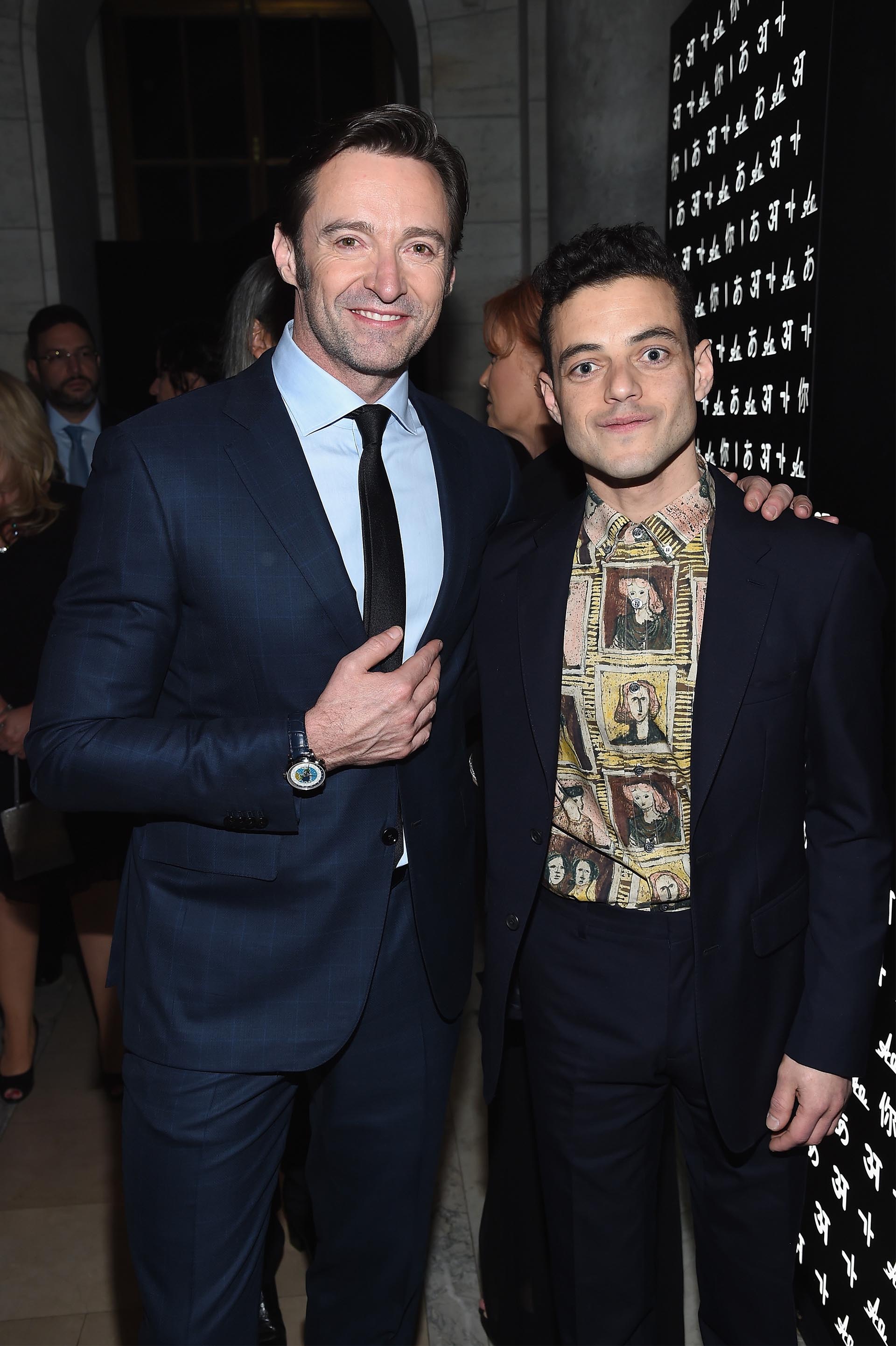 Hugh Jackman y Rami Malek