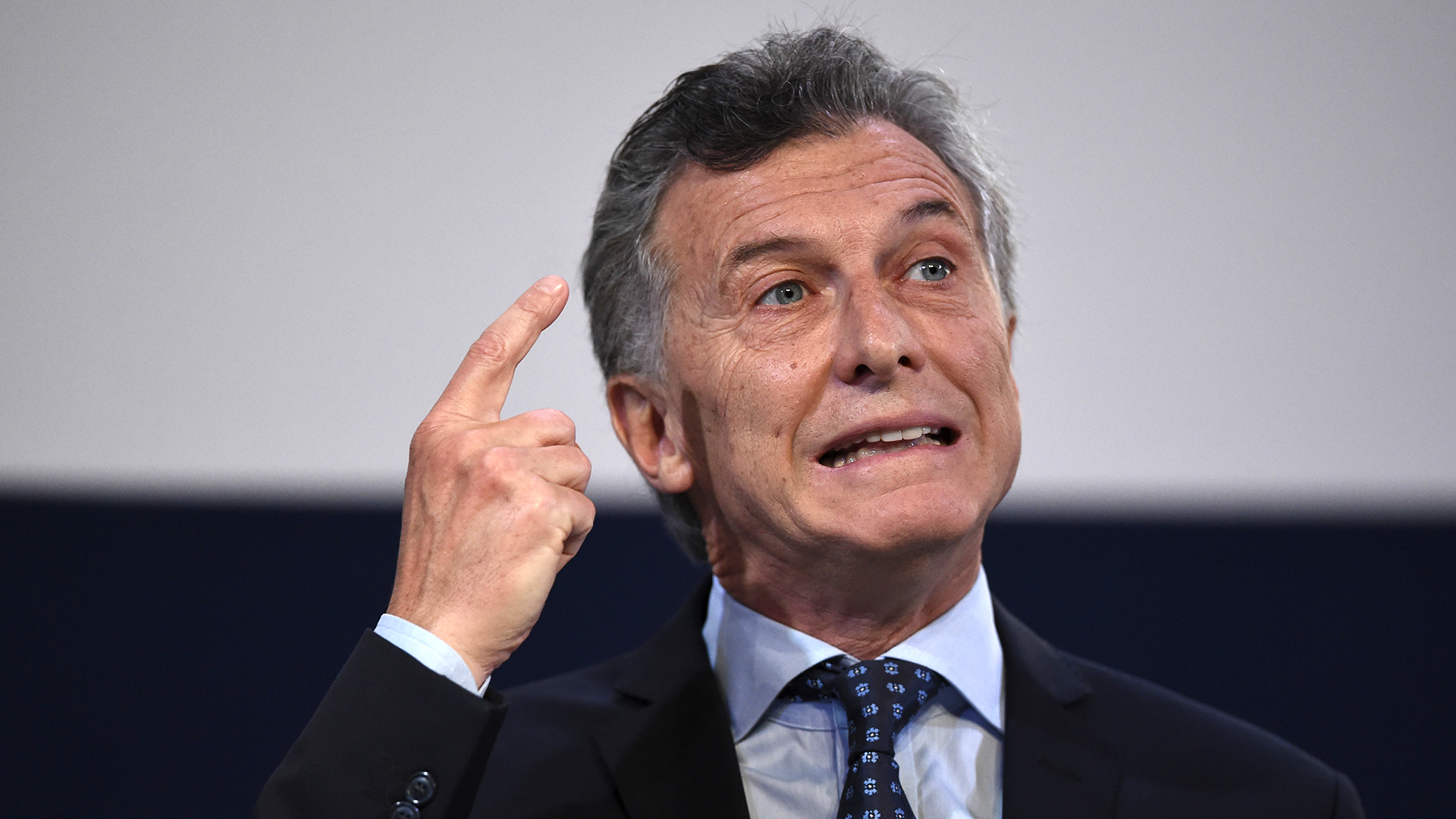 El presidente Mauricio Macri se refirió al conflicto docente. (AFP)