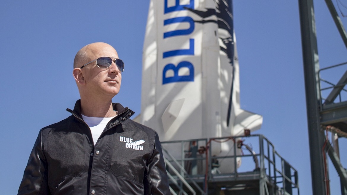 En 2000, fundó Blue Origin