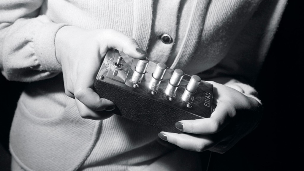 Así eran los controles para programar a ENIAC (Corbis)
