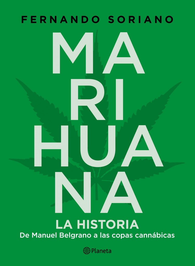 Portada de “Marihuana”, de Fernando Soriano (Planeta)