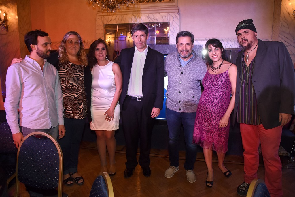 Leonardo Grosso, María Rachid, Laura Velasco, Juan Manuel Abal Medina, Víctor Santa María, Victoria Donda y Pablo Marchetti