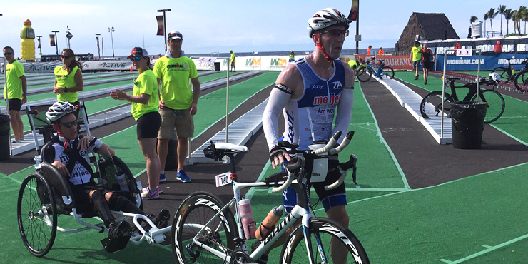El dúo en la Ironman de Florida, disputada hace una semana