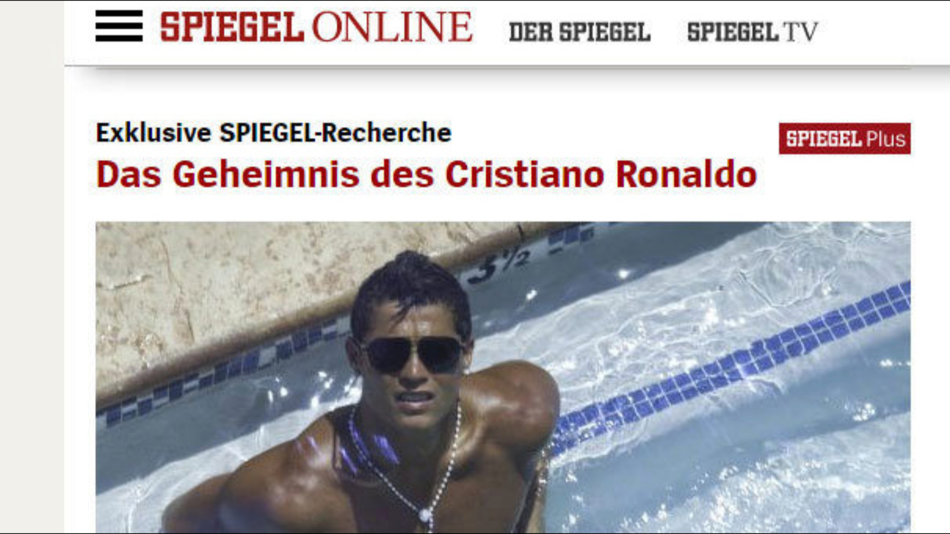 El diario alemán Der Spiegel reveló un escándalo sexual de Cristiano Ronaldo