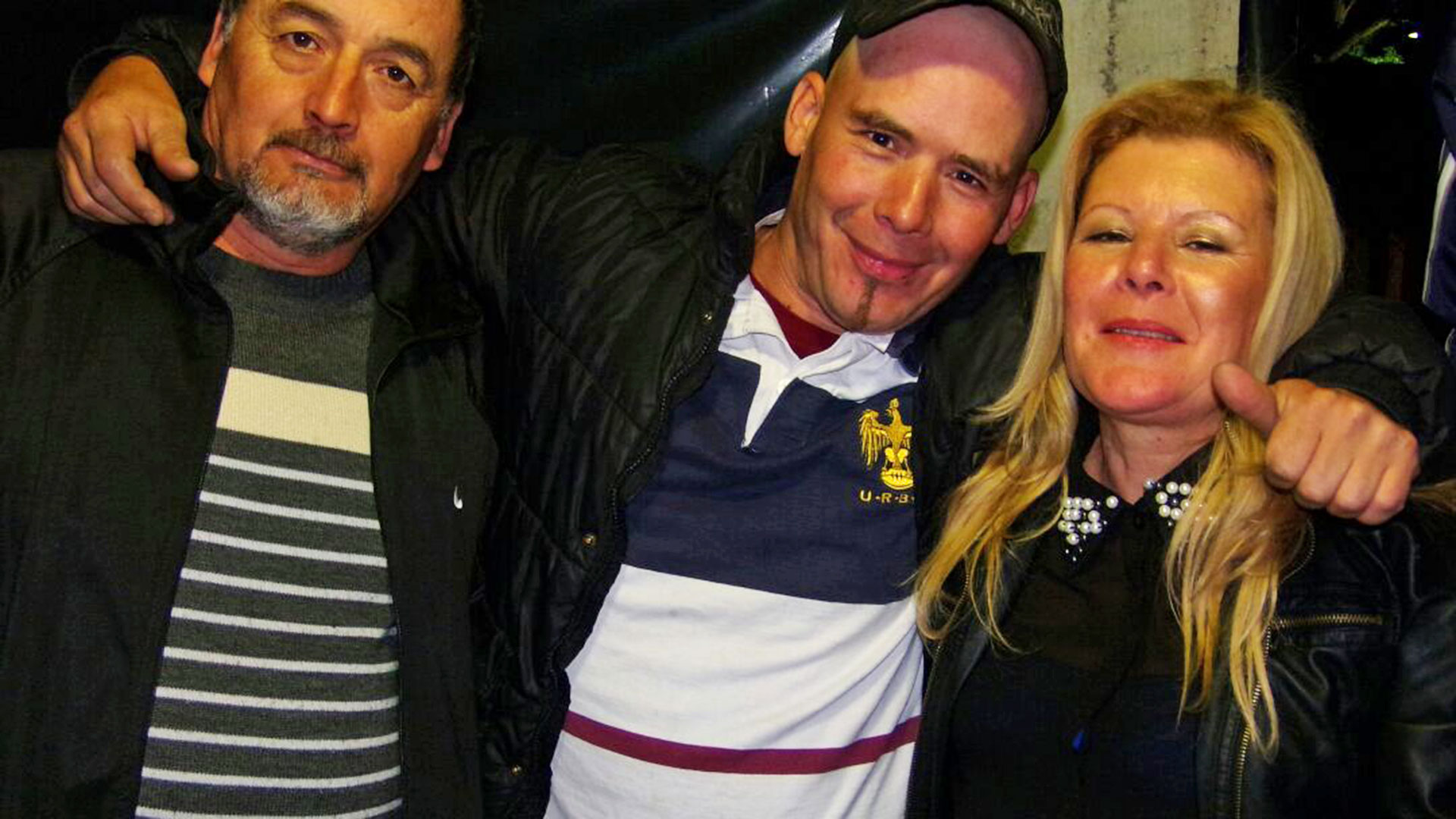 Juan Francisco Bulacio (en el medio)