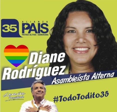 Ganó y desde mayo será Asambleísta Nacional en el Parlamento de Ecuador.