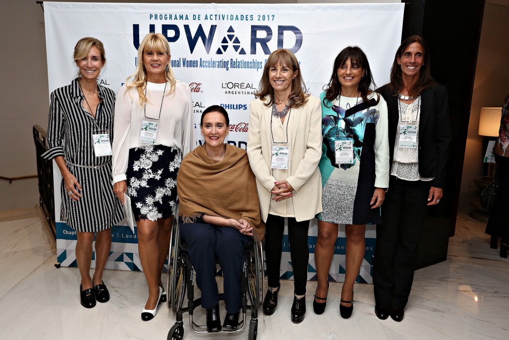 María Laura Tramezzani, Marcela Losardo, Gabriela Michetti, Claudia Segovia, Viviana Zocco y Mariana Feld
