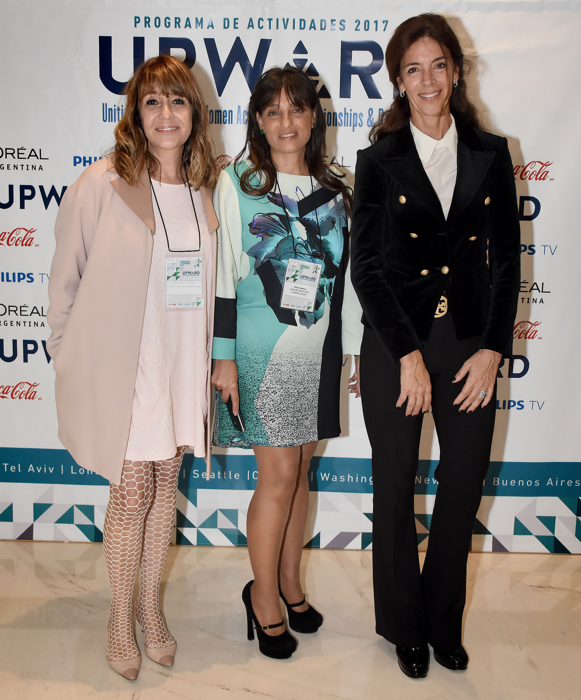 Fabiana Ricagno, Viviana Zocco y Laura Guerra