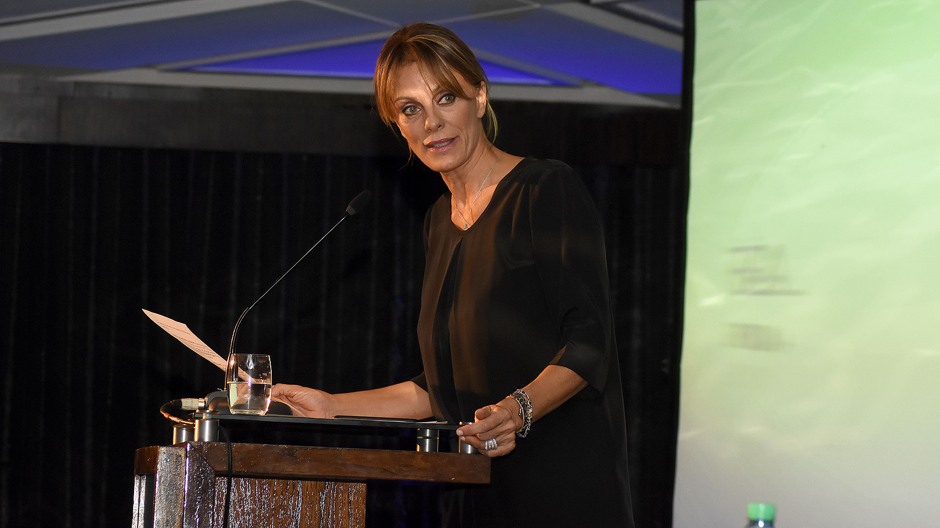 Nequi Galotti estuvo a cargo de la conducción del evento