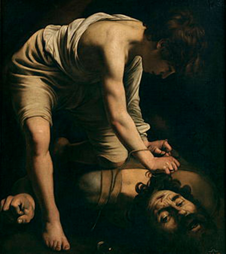 David decapitando a Goliat. La cruda versión de Caravaggio