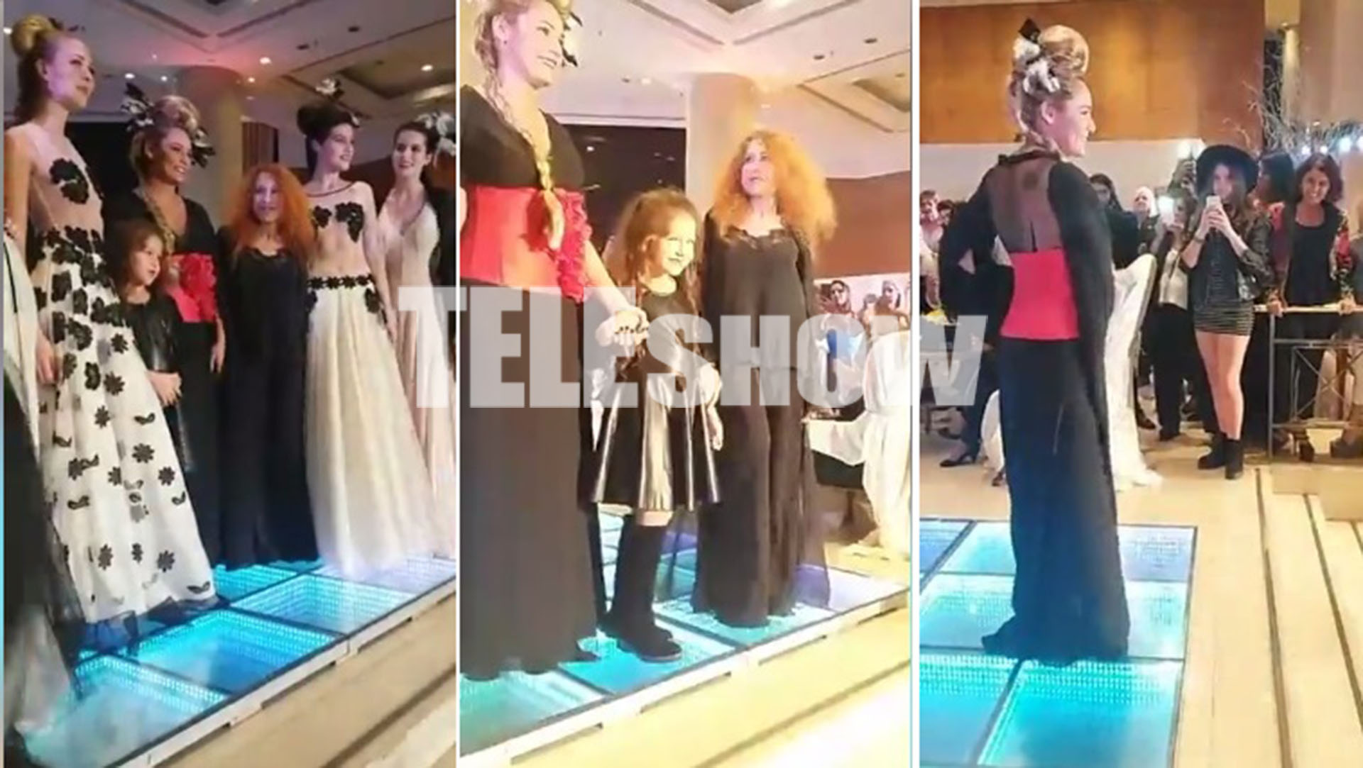 Rocío Oliva en el desfile de Maureene Dinar